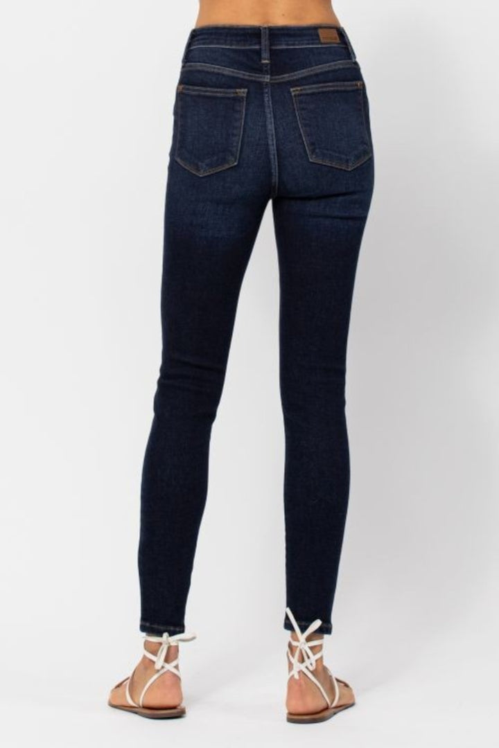 Judy Blue High Waist Hand Sand Skinny Jeans