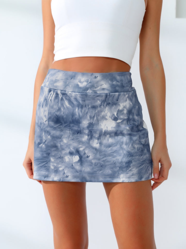 Tie-Dye Activewear Skort