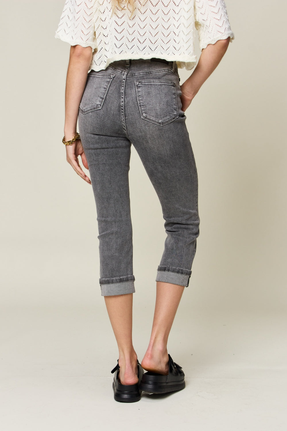 High Waist Capri Jeans | High Waist Capri Pants | Love & Payne