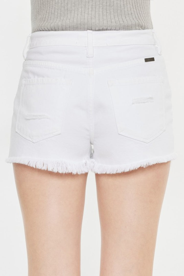 Distressed Denim Shorts | Raw Hem Shorts | Love & Payne