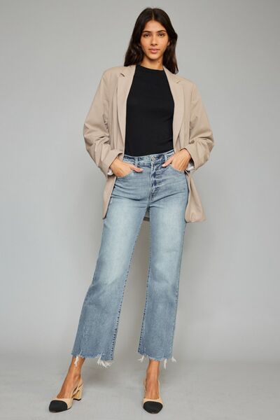 Cropped Wide Leg Jeans | Wide Leg Jeans | Love & Payne