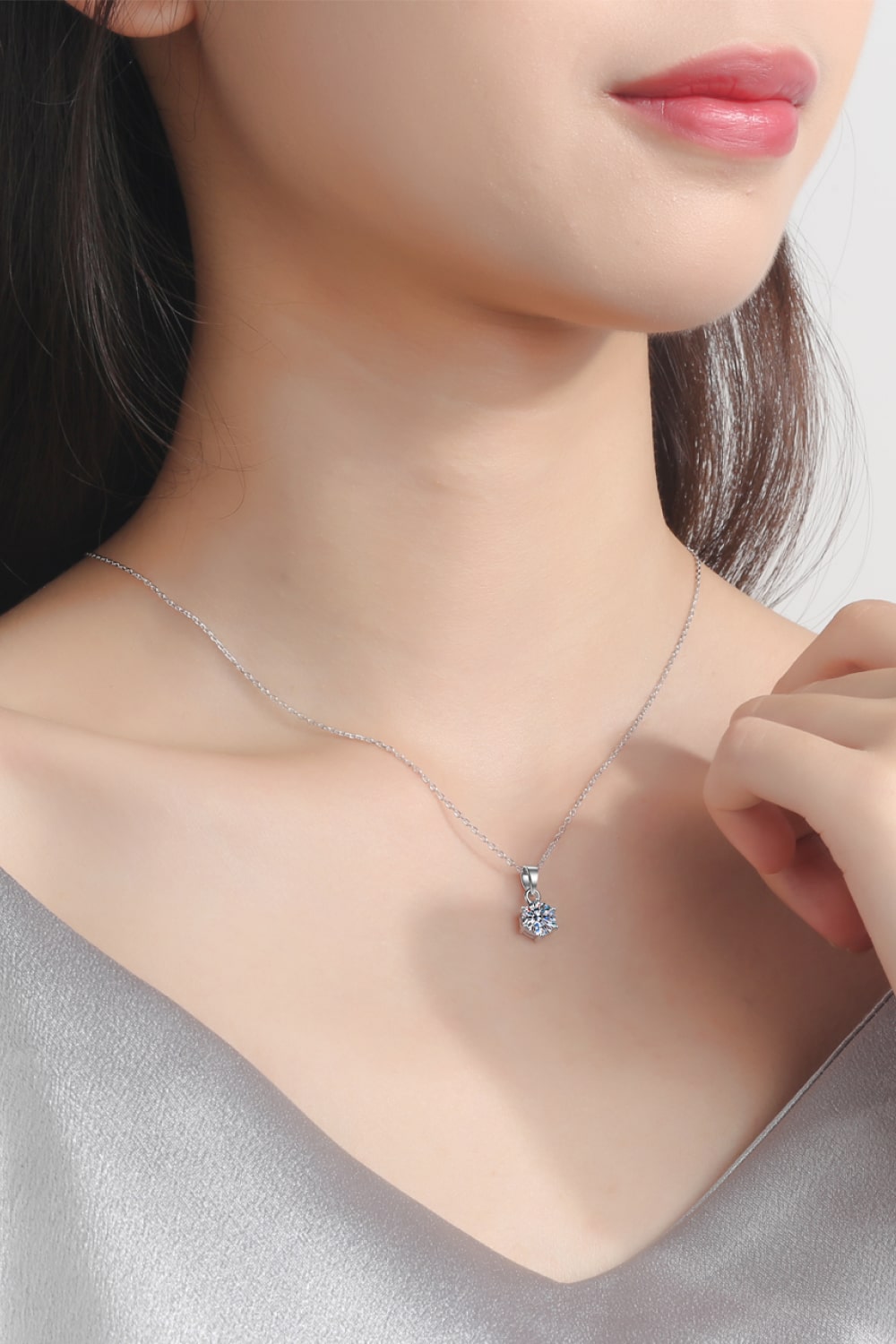 Get What You Need Moissanite Pendant Necklace