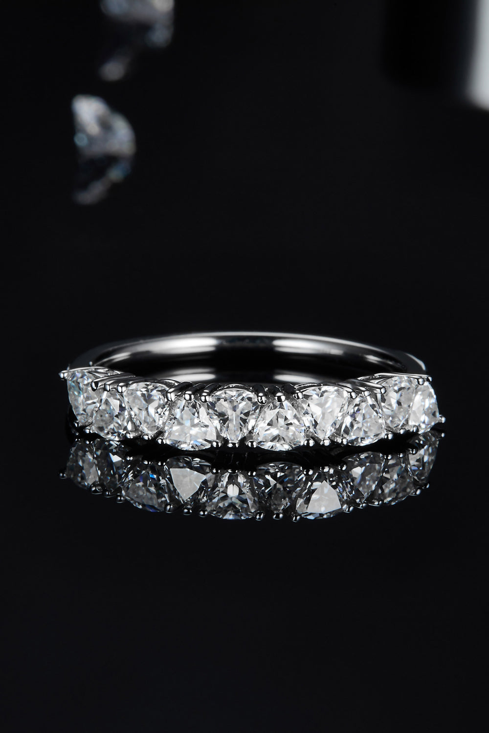 Moissanite Eternity Ring | Moissanite Eternity Band | Love & Payne