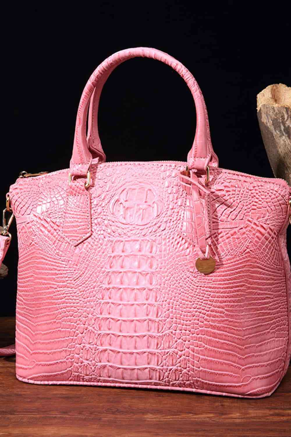 Crocodile Bag Leather Handbag