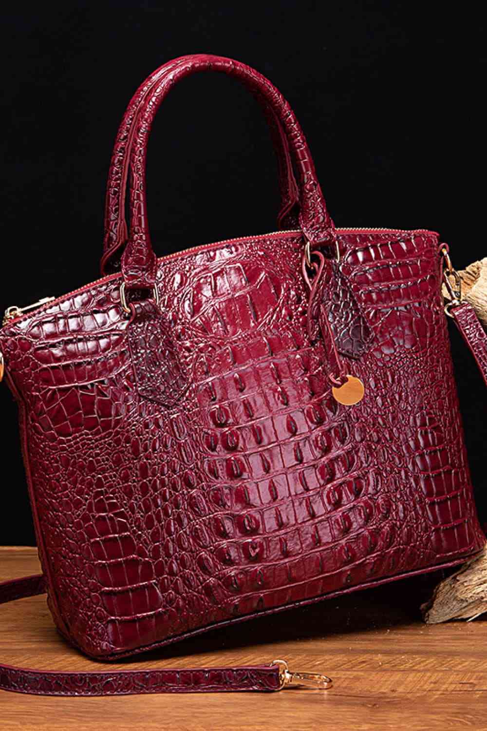 Crocodile Leather Handbag