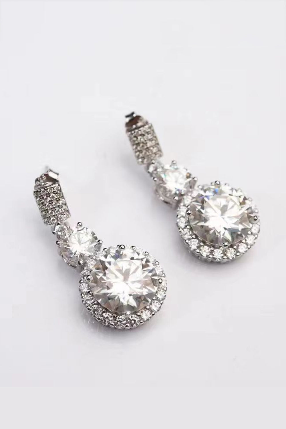 Moissanite Drop Earrings | Women's Drop Earrings | Love & Payne