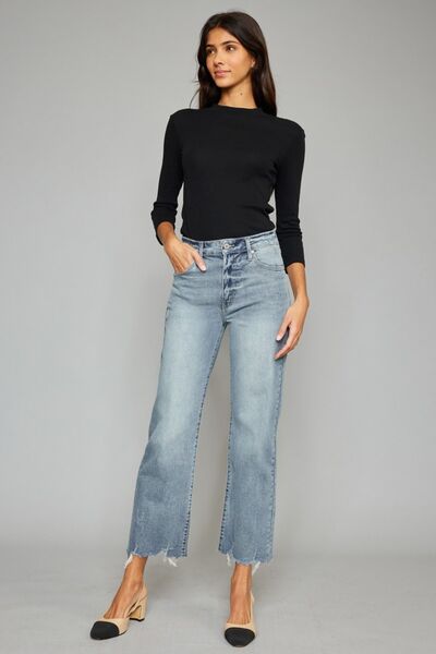 Cropped Wide Leg Jeans | Wide Leg Jeans | Love & Payne