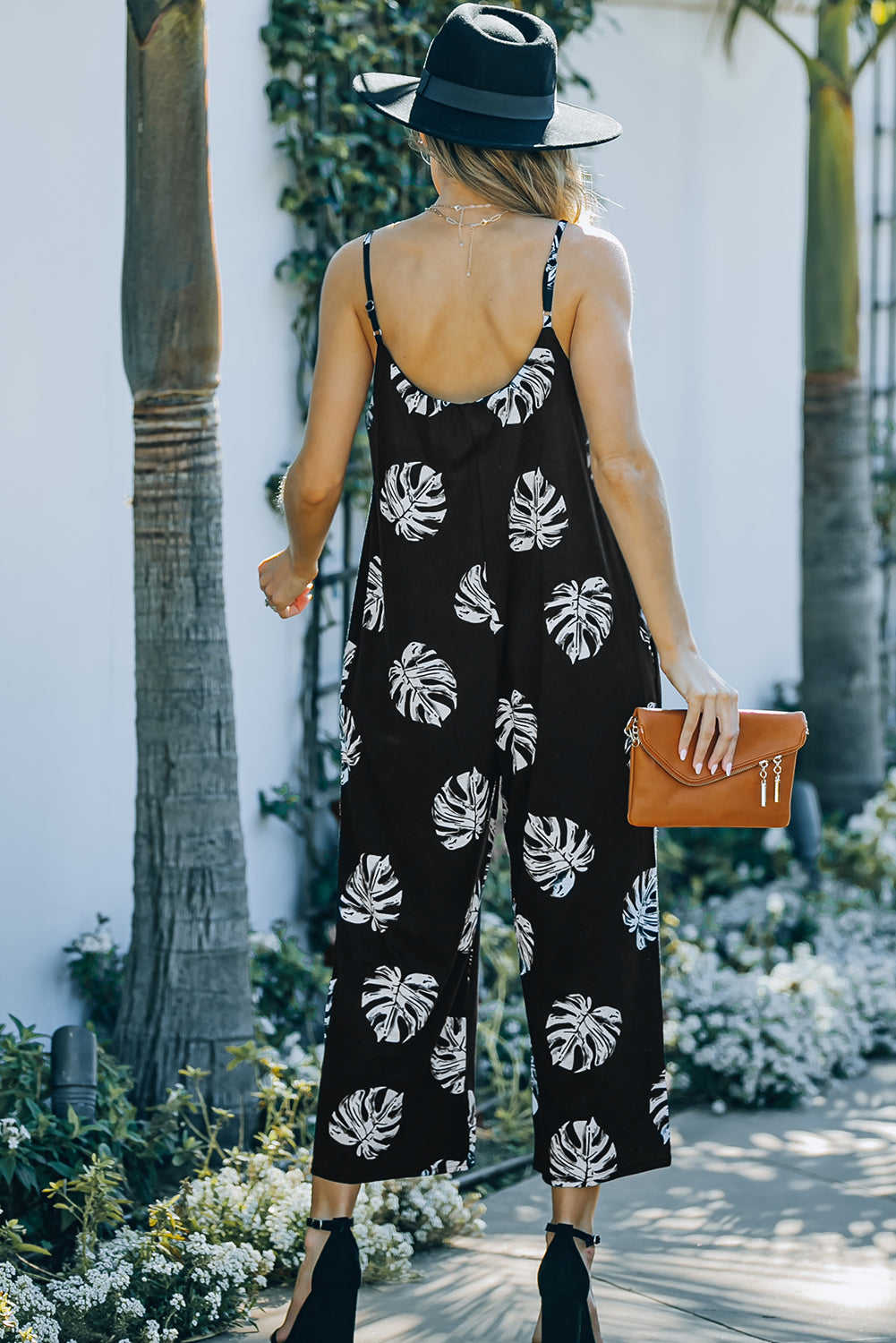 Floral Print Jumpsuit | Women's Cropped Jumpsuit | Love & Payne