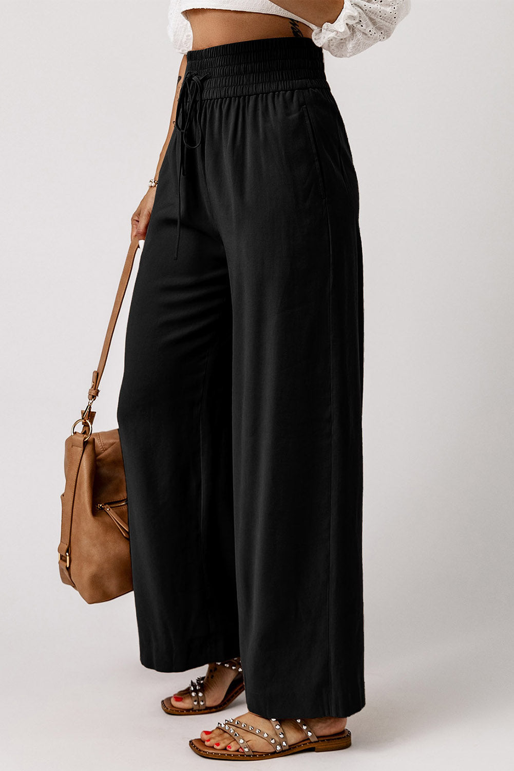 Smocked Wide Leg Pants | Women's Wide Leg Pants | Love & Payne