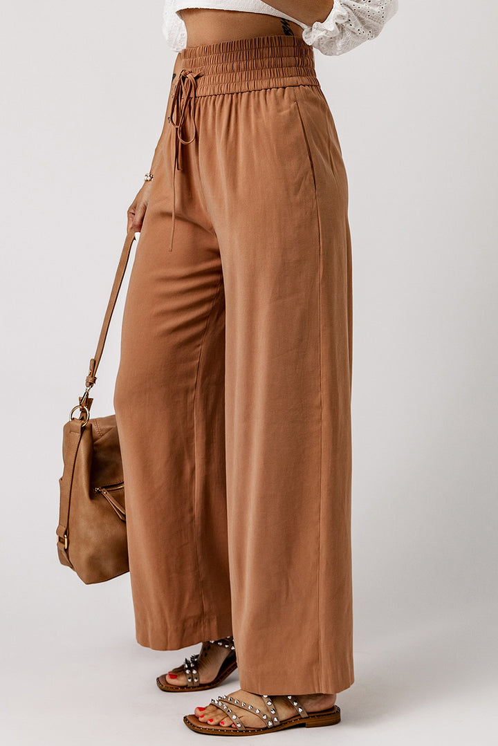 Smocked Wide Leg Pants | Women's Wide Leg Pants | Love & Payne