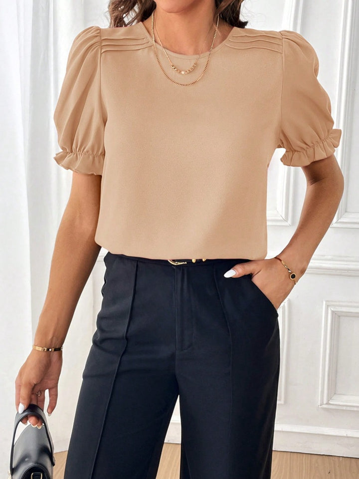 Flounce Sleeve Blouse | Flounce Sleeve Top | Love & Payne