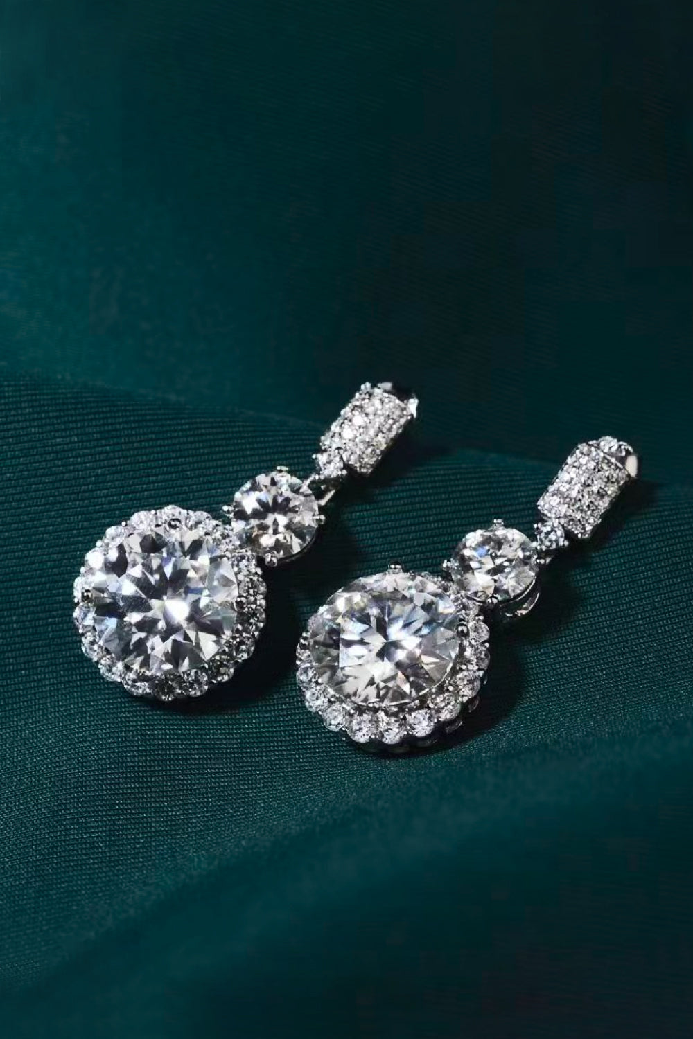 Moissanite Drop Earrings | Women's Drop Earrings | Love & Payne