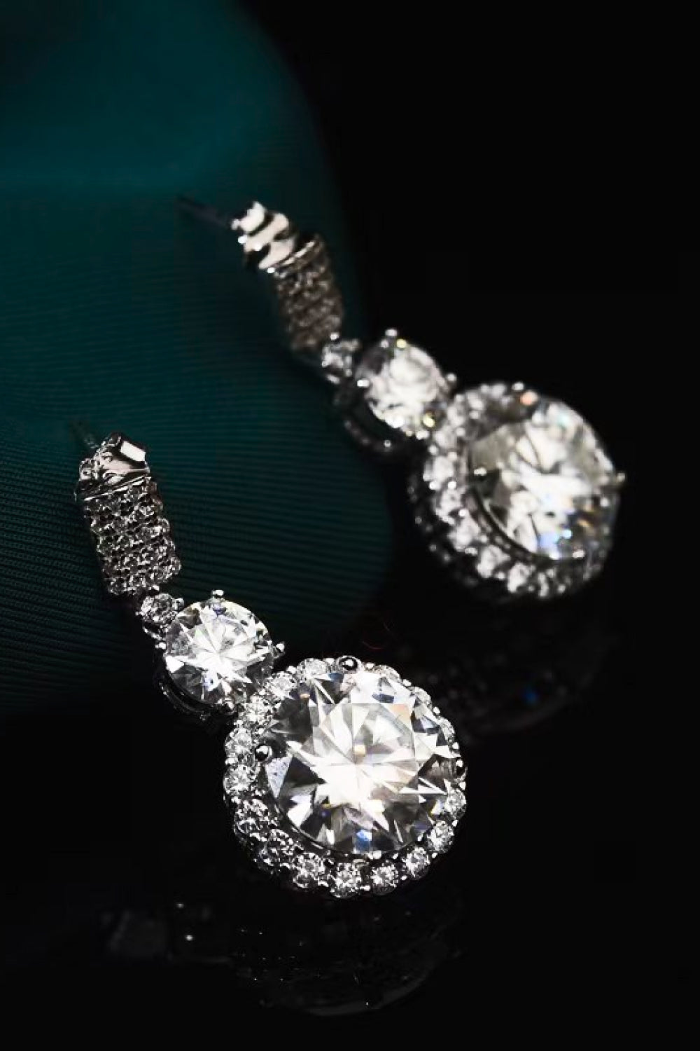 Moissanite Drop Earrings | Women's Drop Earrings | Love & Payne