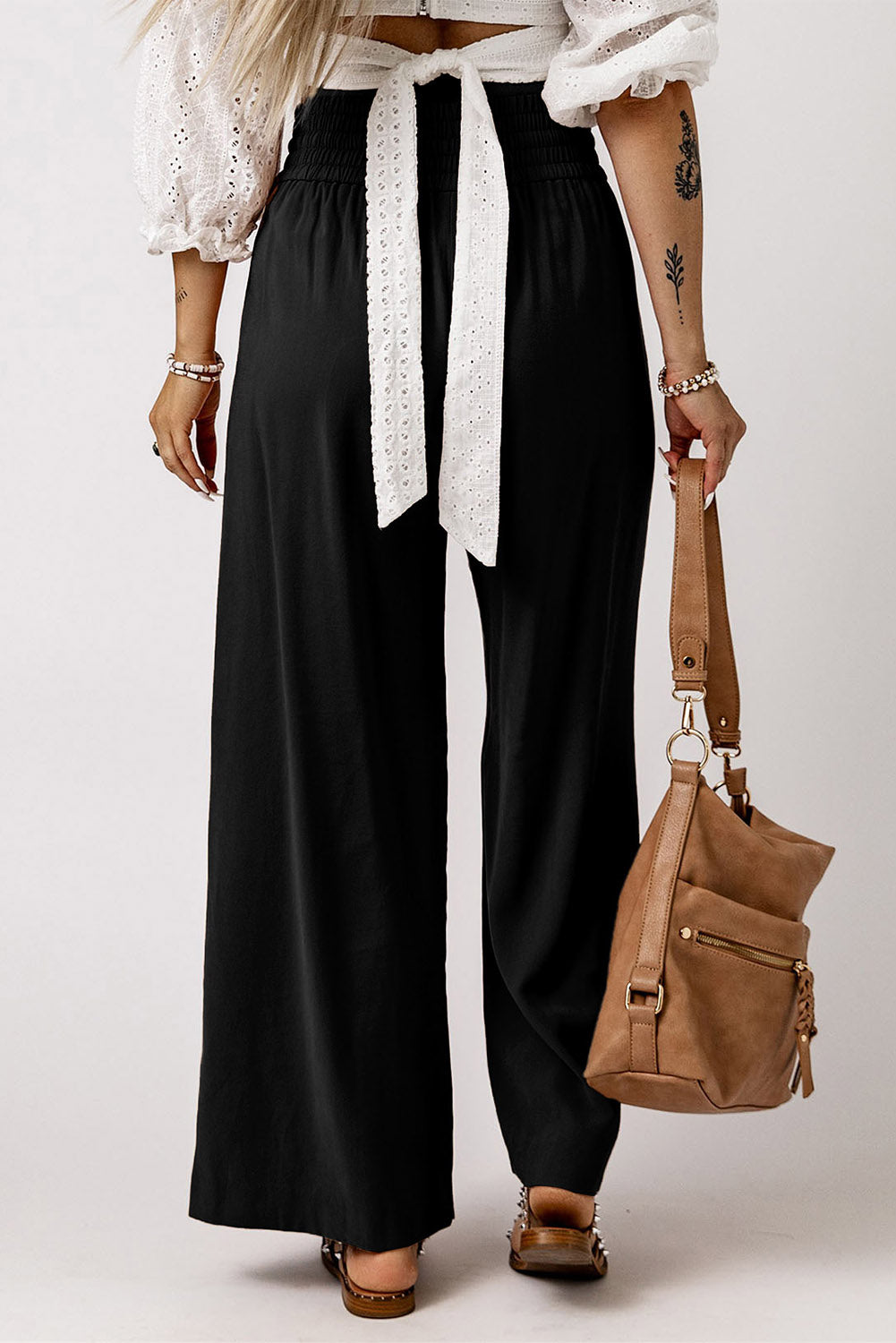 Smocked Wide Leg Pants | Women's Wide Leg Pants | Love & Payne