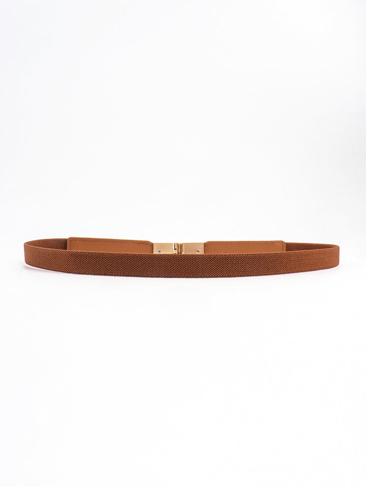 PU Elastic Skinny Belt