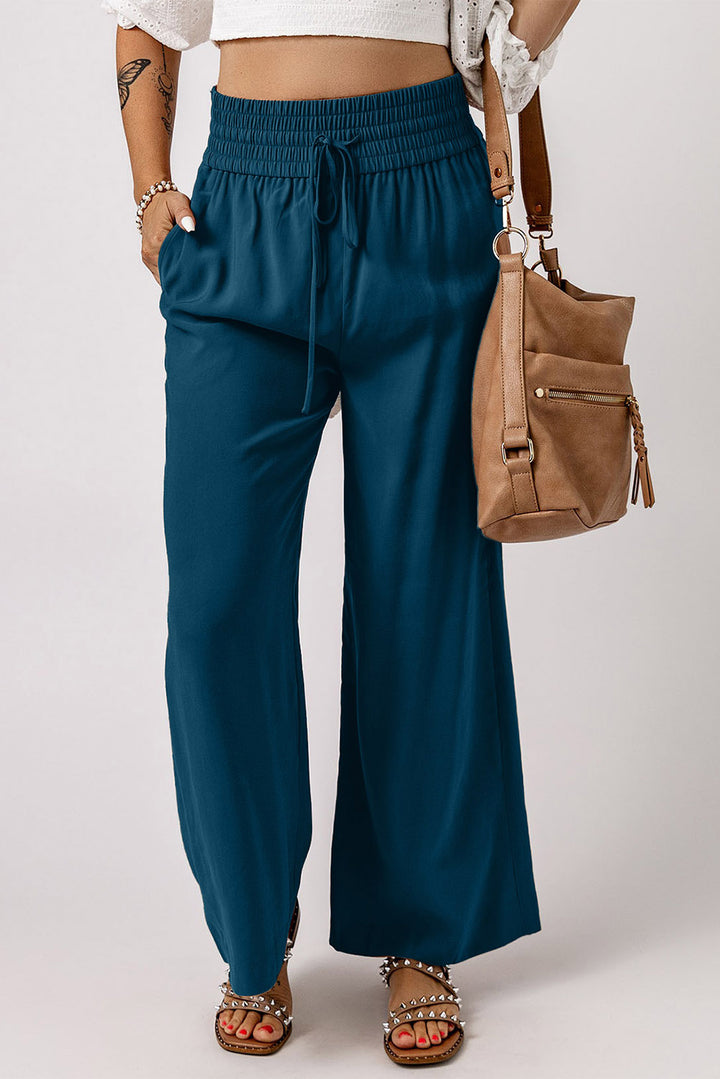 Smocked Wide Leg Pants | Women's Wide Leg Pants | Love & Payne