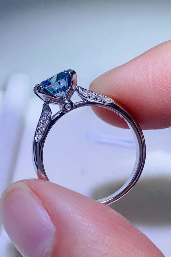 1 Carat Moissanite Ring | Moissanite Stone Ring | Love & Payne