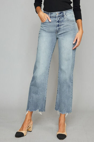 Cropped Wide Leg Jeans | Wide Leg Jeans | Love & Payne