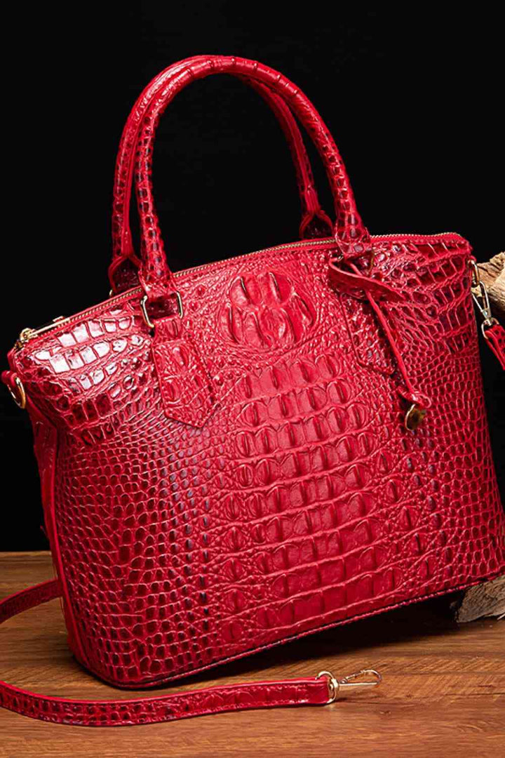 Crocodile Leather Handbag