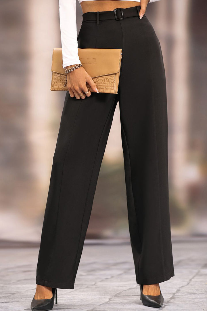 Long Loose Fit Straight Pants