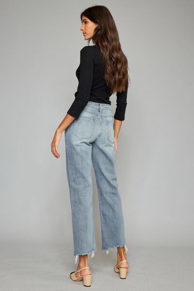 Cropped Wide Leg Jeans | Wide Leg Jeans | Love & Payne