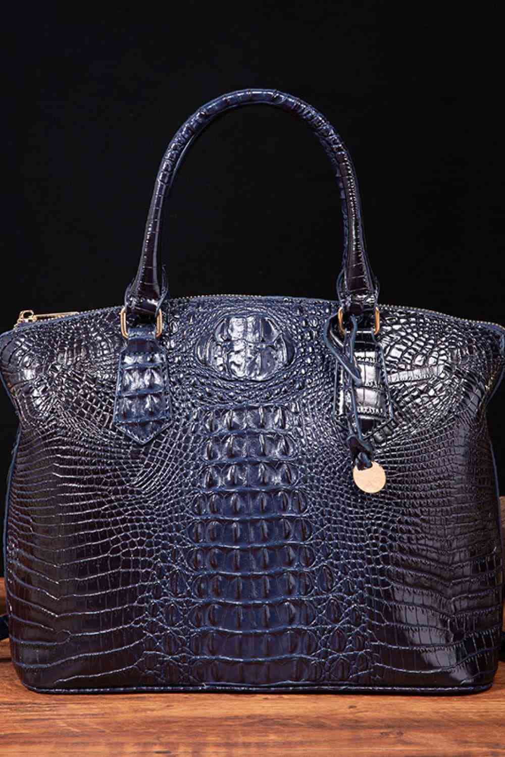 Crocodile Bag Leather Handbag