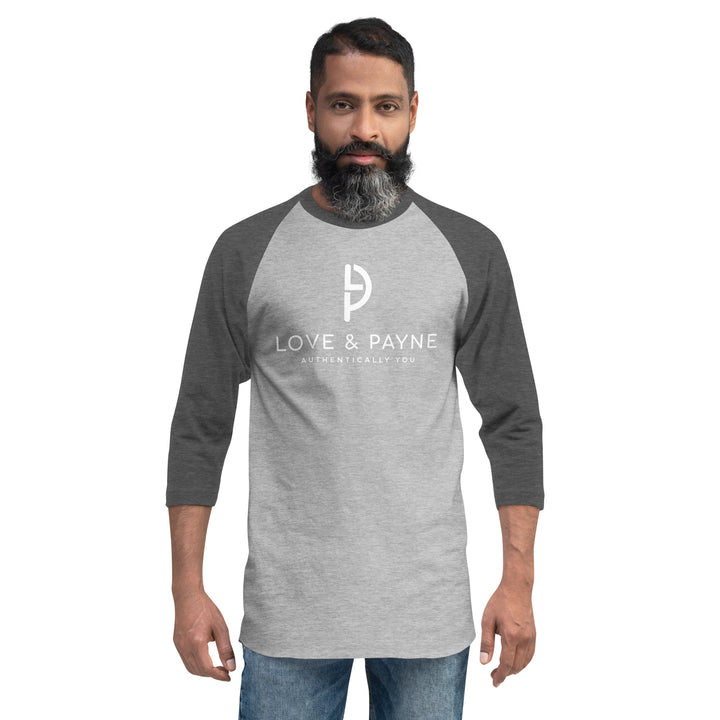 LOVE & PAYNE 3/4 sleeve raglan shirt