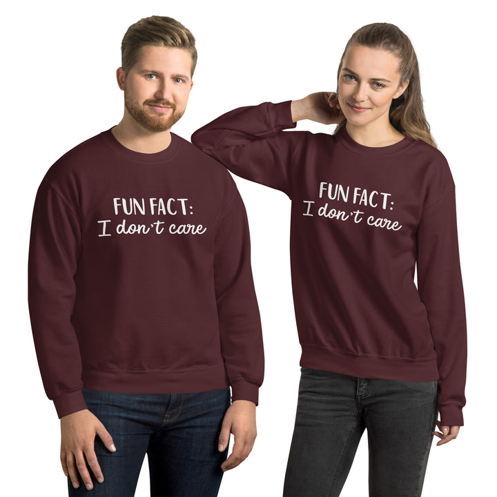 Fun Fact I don't Care Unisex Sweatshirt